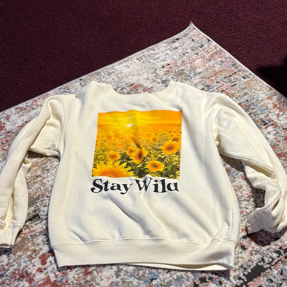 Stay Wild Sunflower Sweatshirt